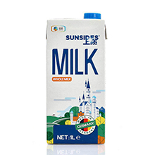 中粮上质全脂纯牛奶1L（原装进口）